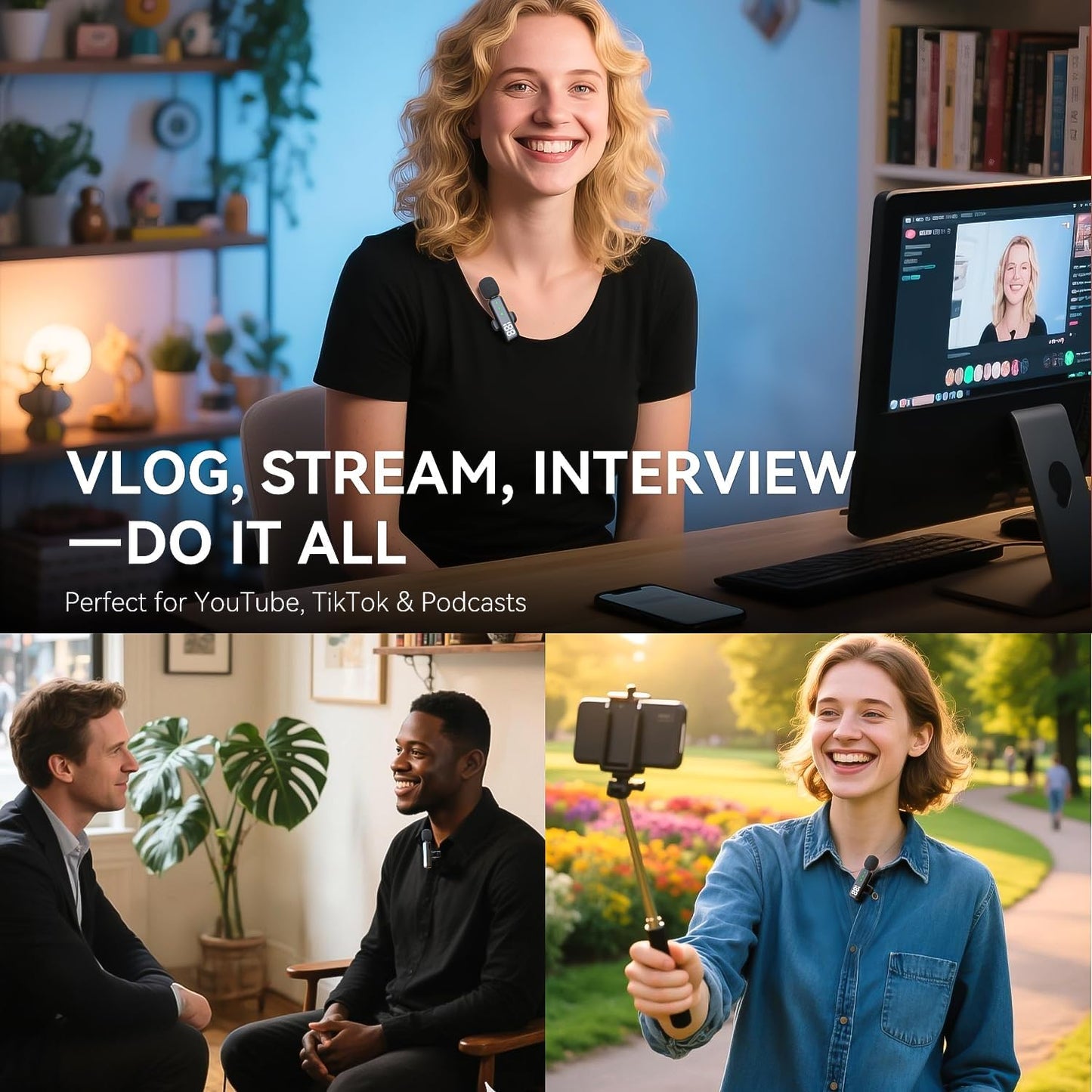 VOOK MiniX Wireless Microphone