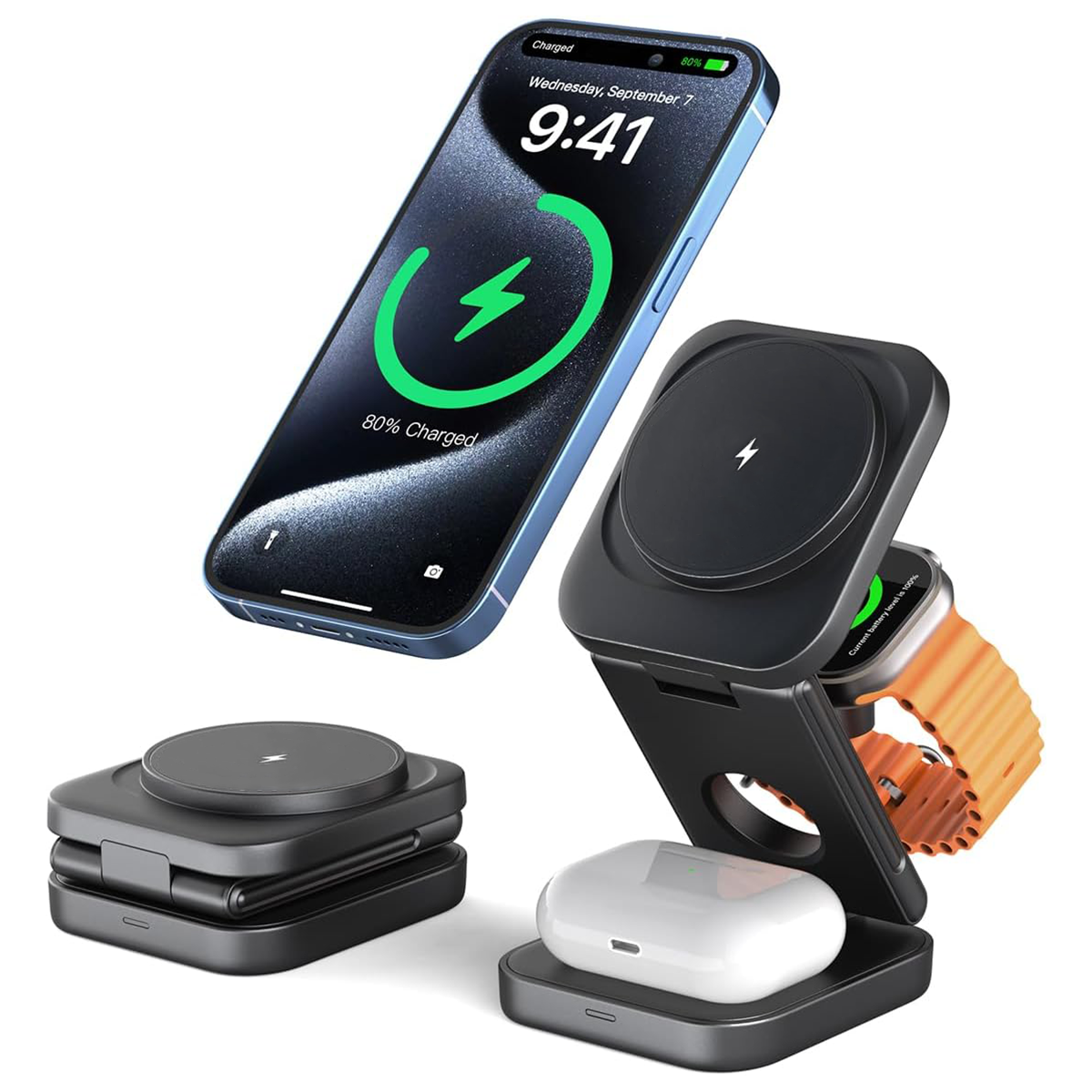 AMPERE 3-in-1 Wireless Charger - WC03