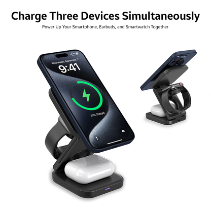 AMPERE 3-in-1 Wireless Charger - WC03