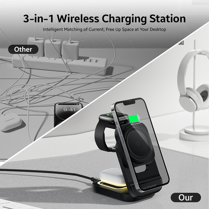 AMPERE 3-in-1 Wireless Charger - WC02