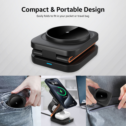 AMPERE 3-in-1 Wireless Charger - WC03