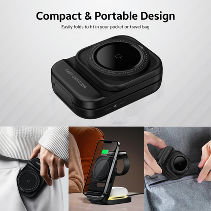 AMPERE 3-in-1 Wireless Charger - WC02