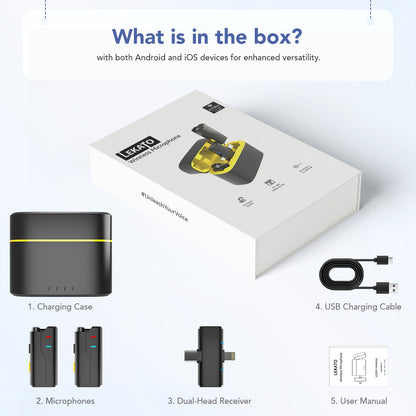 LEKATO - LWM01 - Wireless Microphone