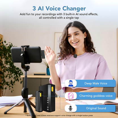 LEKATO – LWM02 – DSLR & Smartphone Wireless Mic