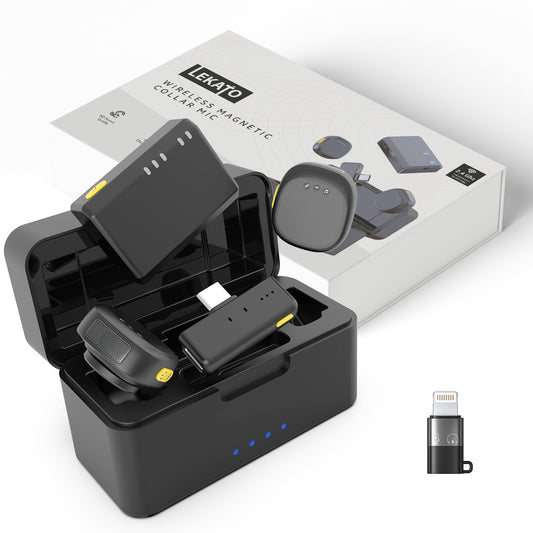 LEKATO – LWM02 – DSLR & Smartphone Wireless Mic