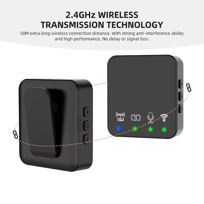 LEKATO R10 Wireless Microphone