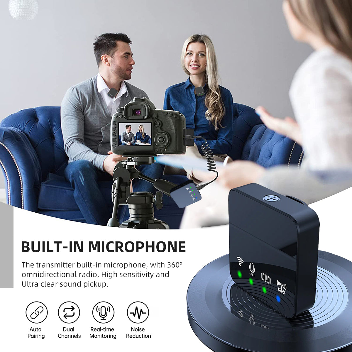 LEKATO R10 Wireless Microphone