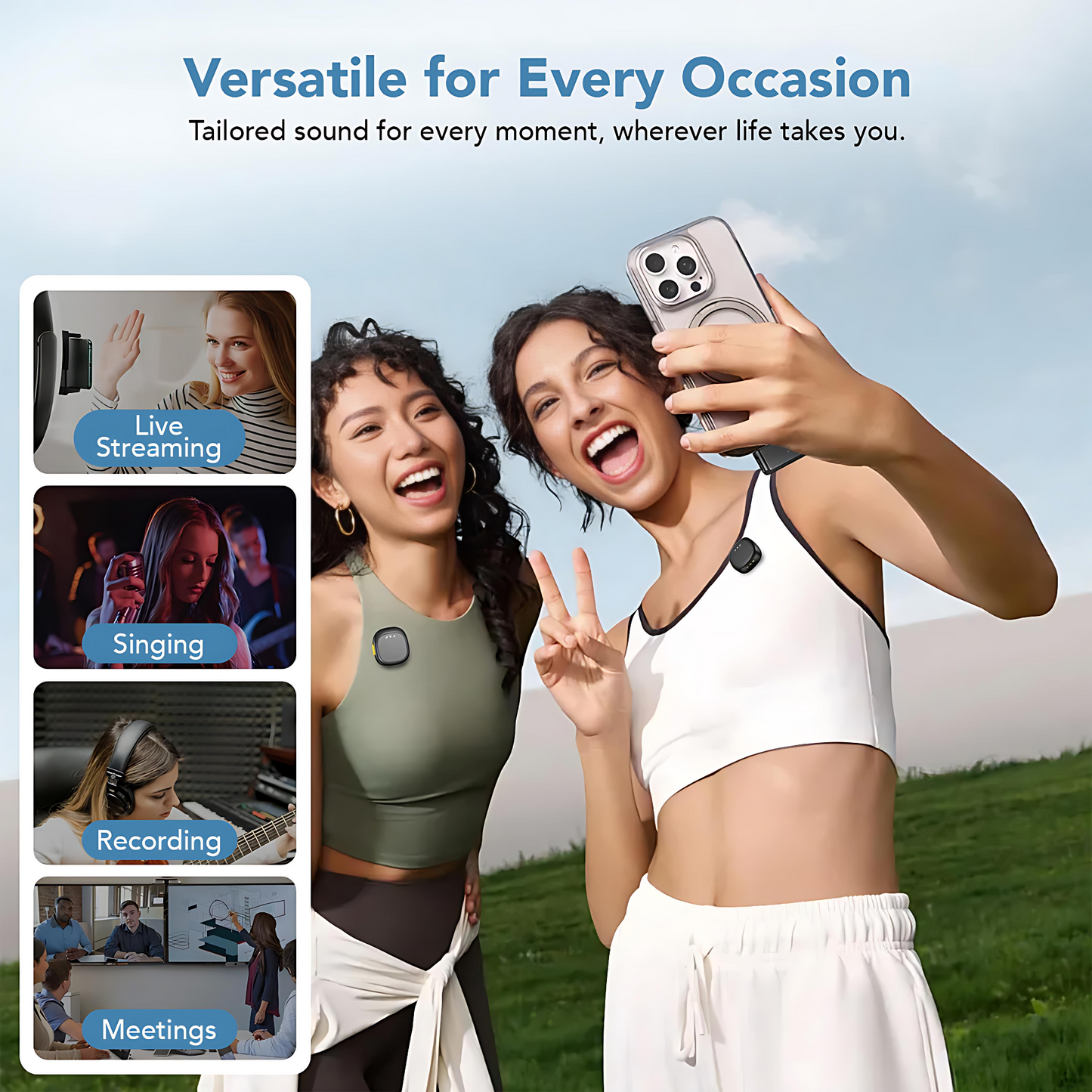 LEKATO – LWM02 – DSLR & Smartphone Wireless Mic