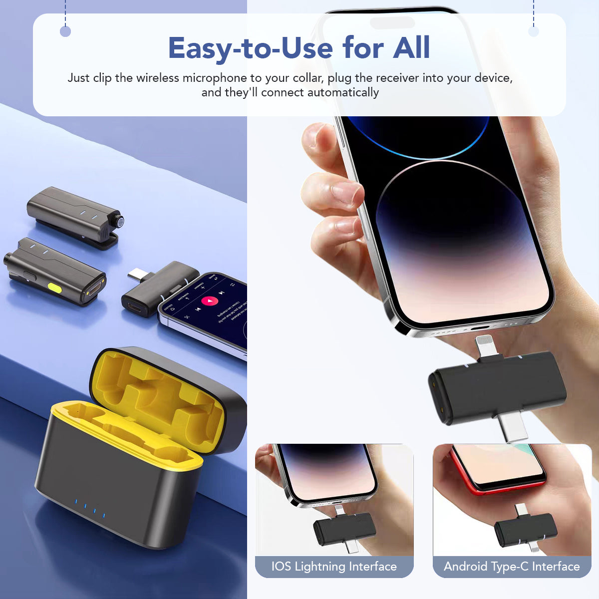 LEKATO - LWM01 - Wireless Microphone