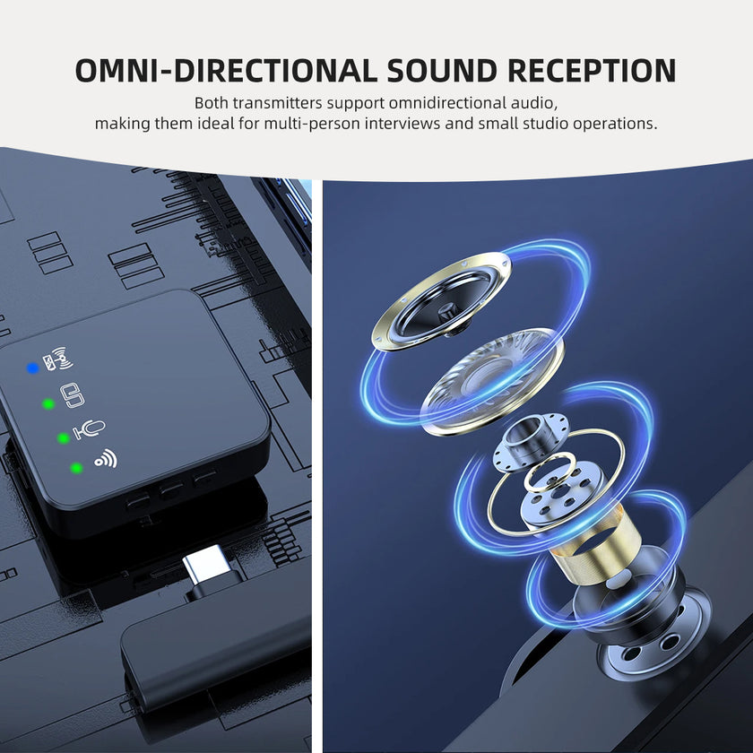 LEKATO R10 Wireless Microphone