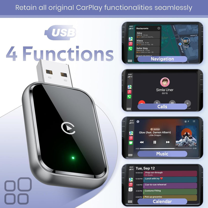 UTECTION Wireless CarPlay & Android Auto Adapter - V1