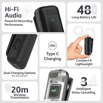 VOOK AirMic Wireless Microphone