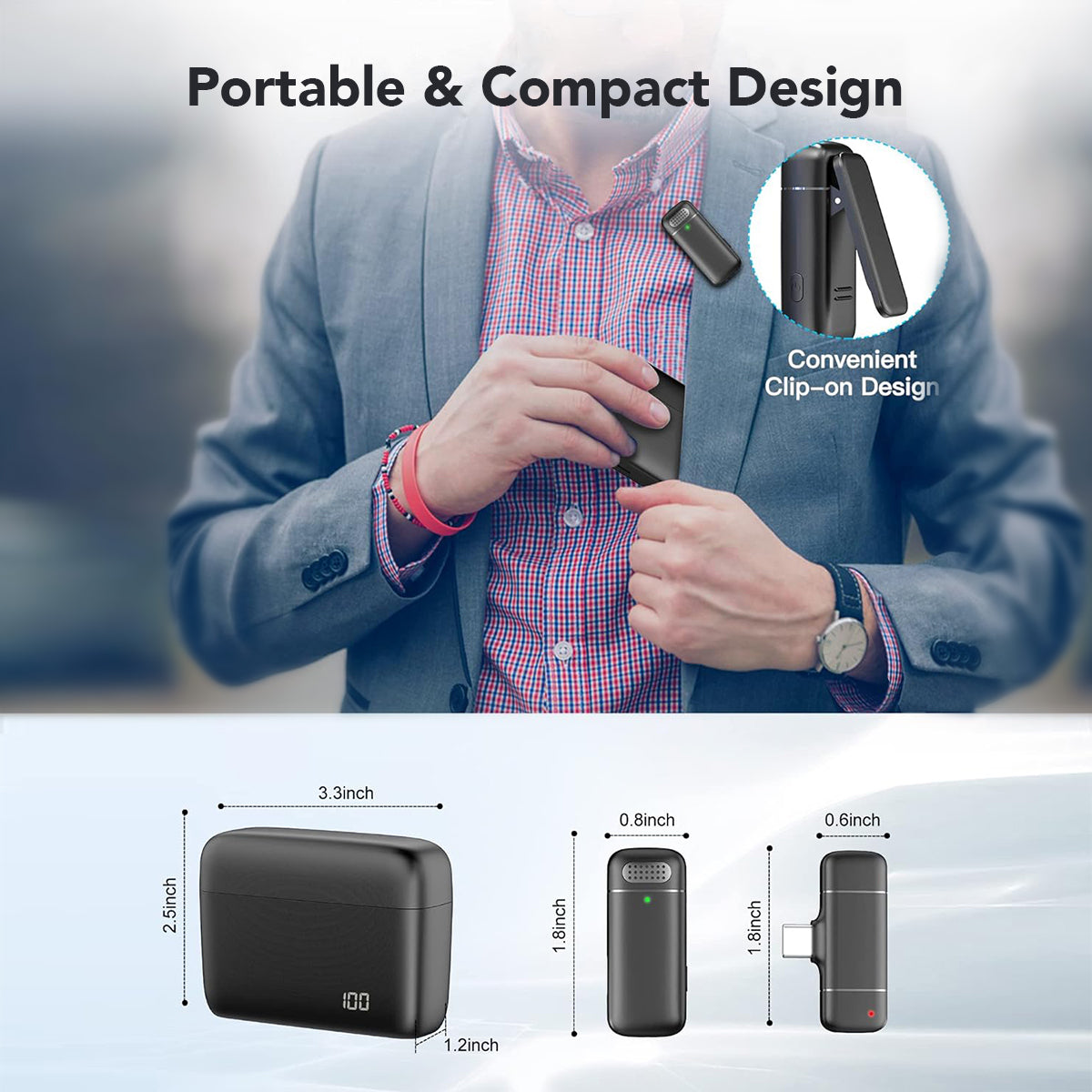 VOOK AirMic Wireless Microphone