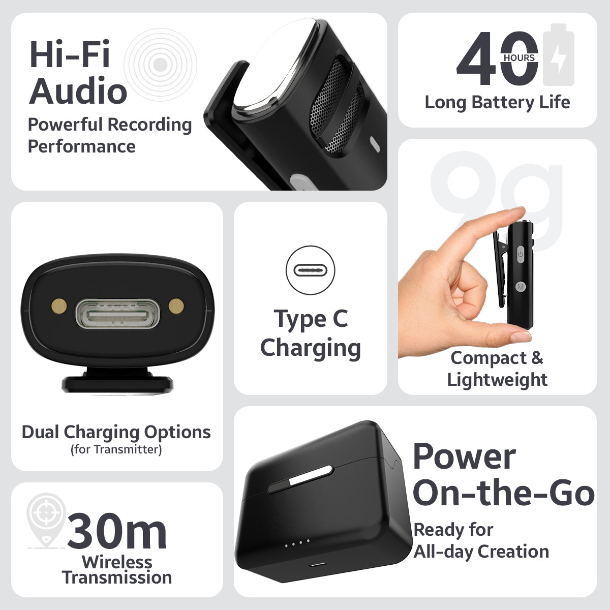 VOOK ClipX Wireless Microphone