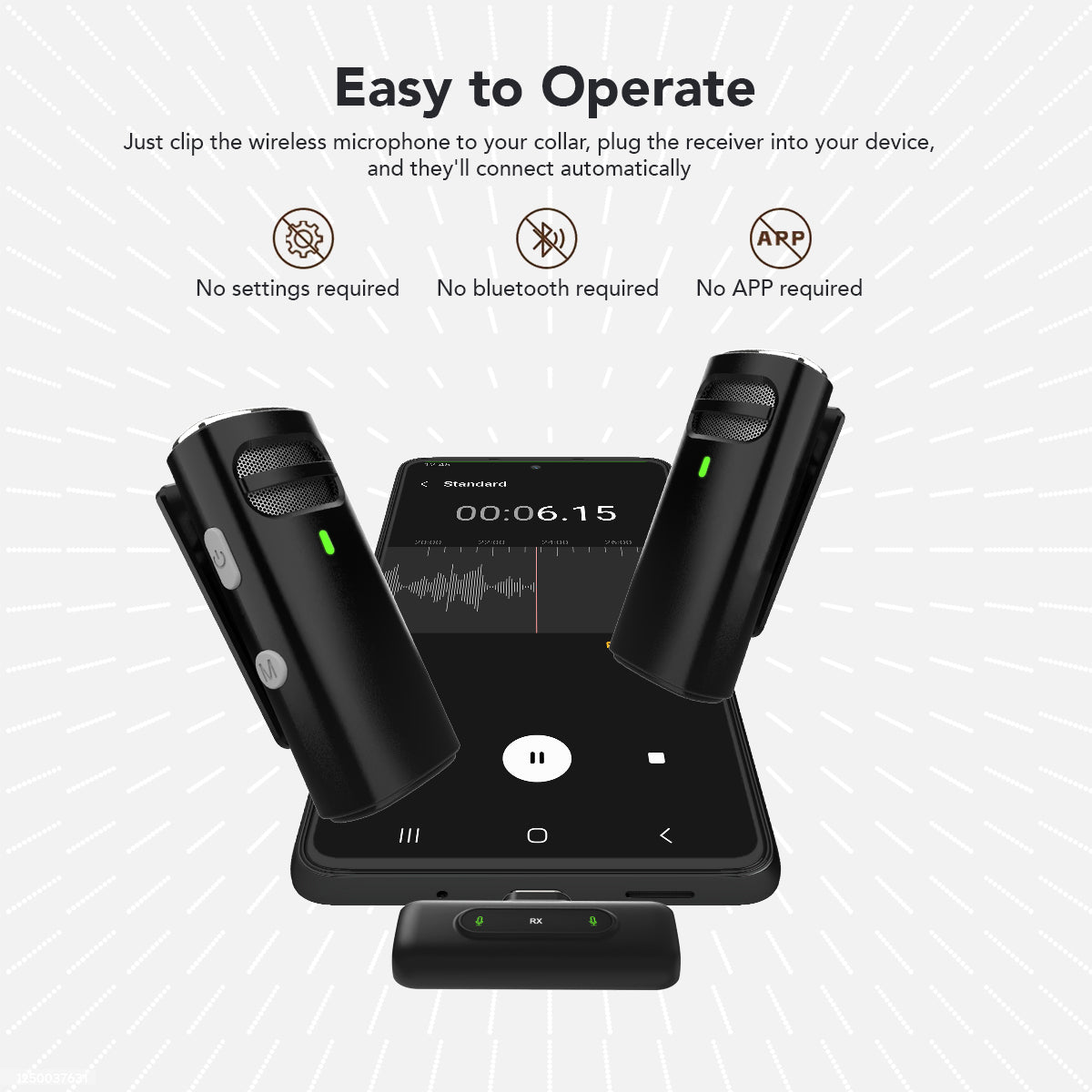 VOOK ClipX Wireless Microphone