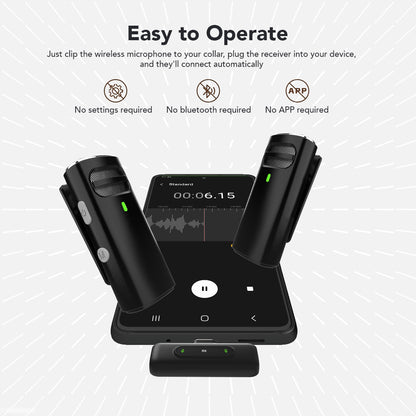 VOOK ClipX Wireless Microphone