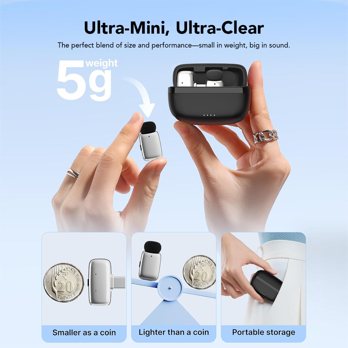 VOOK MiniMic Wireless Microphone