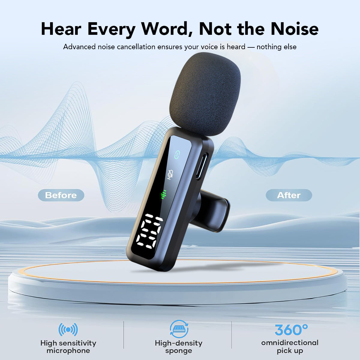 VOOK MiniX Wireless Microphone