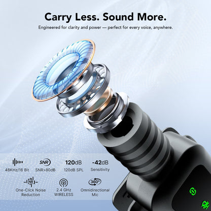 VOOK MiniX Wireless Microphone