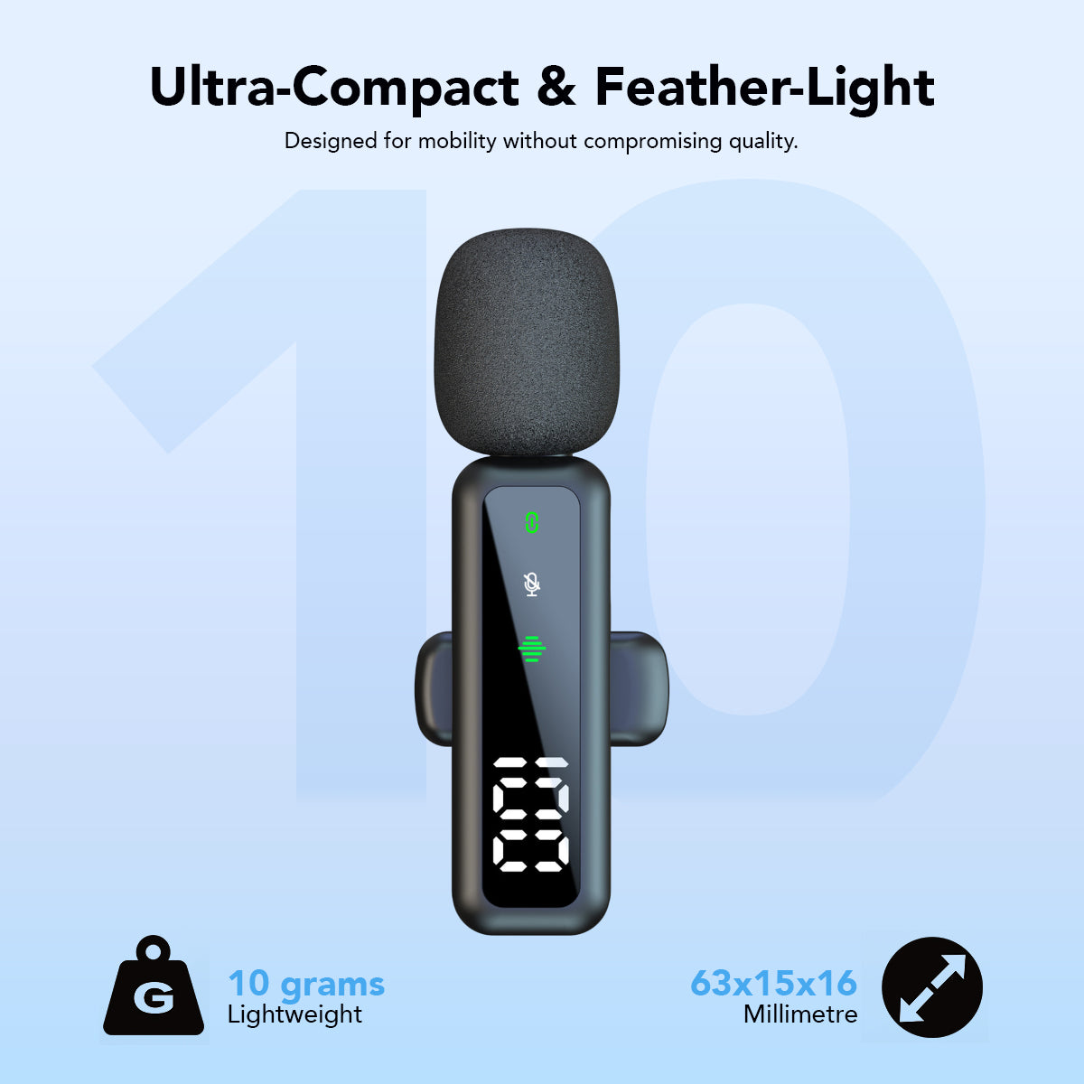 VOOK MiniX Wireless Microphone