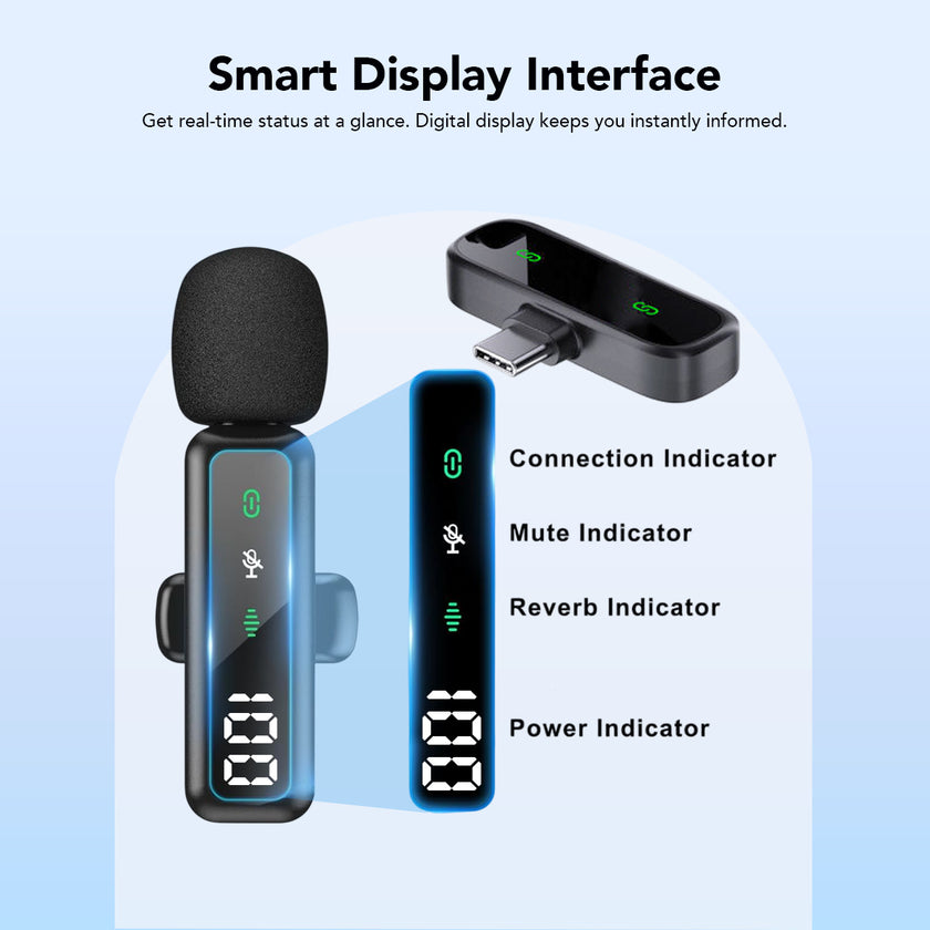 VOOK MiniX Wireless Microphone